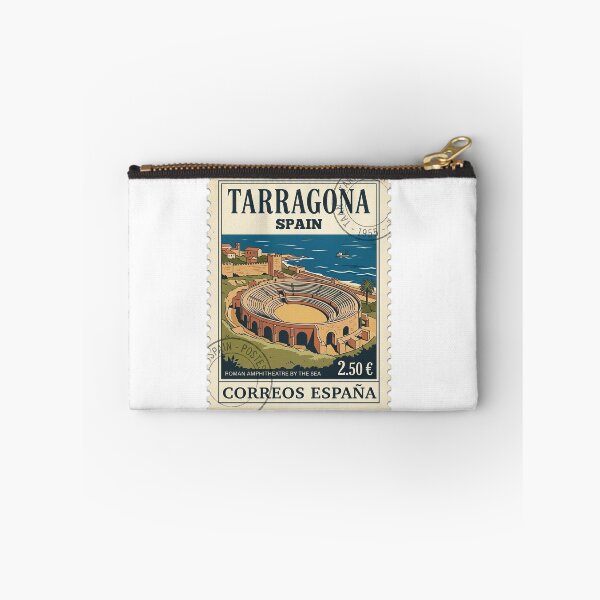 Item preview, Vintage Tarragona Spain Roman Amphitheatre Travel Stamp designed and sold by k3rstman1.