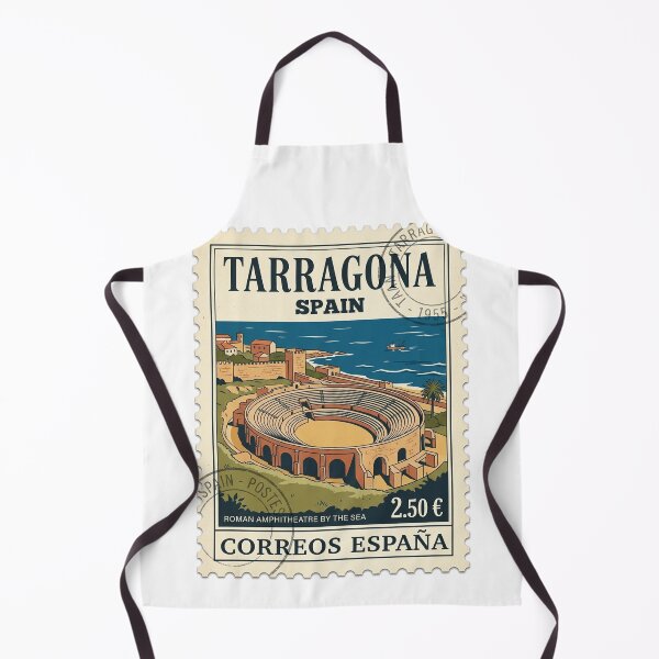 Item preview, Vintage Tarragona Spain Roman Amphitheatre Travel Stamp designed and sold by k3rstman1.