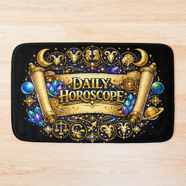 Item preview, Daily Horoscope Scroll | Zodiac Astrology Fantasy Crystal Design T-Shirt  designed and sold by irfanshikh.