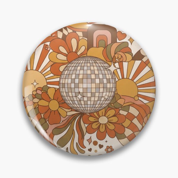 Item preview, Retro Disco Garden | Groovy 70s Seamless Pattern | Funky Modern Aesthetic designed and sold by AP Digi Store.