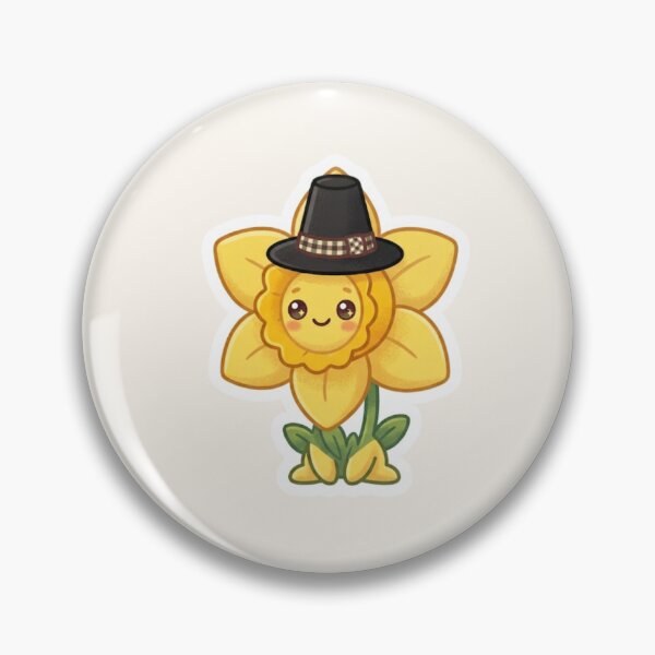 Item preview, Daffodil Wearing Welsh Hat – Cute Cymru Floral designed and sold by Cerys-GS.