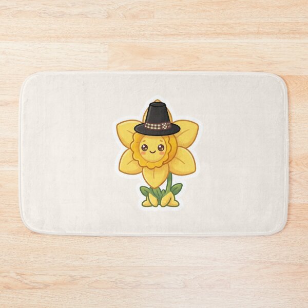 Item preview, Daffodil Wearing Welsh Hat – Cute Cymru Floral designed and sold by Cerys-GS.