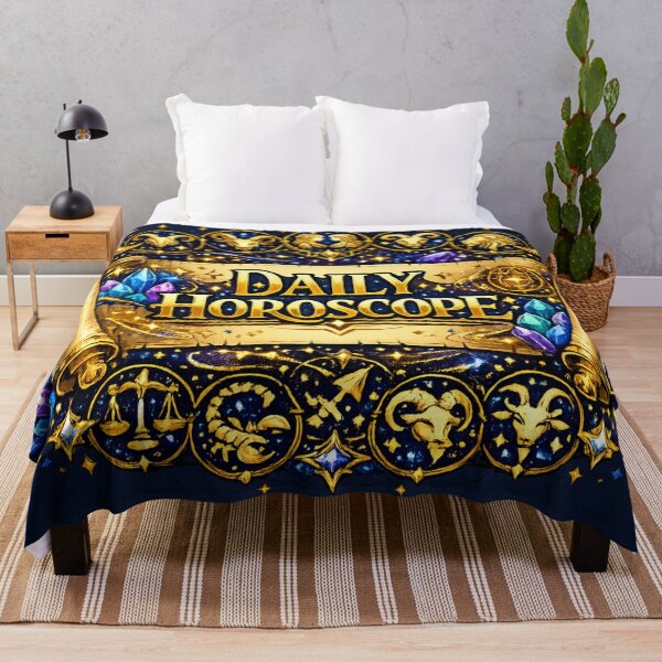 Item preview, Daily Horoscope Scroll | Zodiac Astrology Fantasy Crystal Design T-Shirt designed and sold by irfanshikh.
