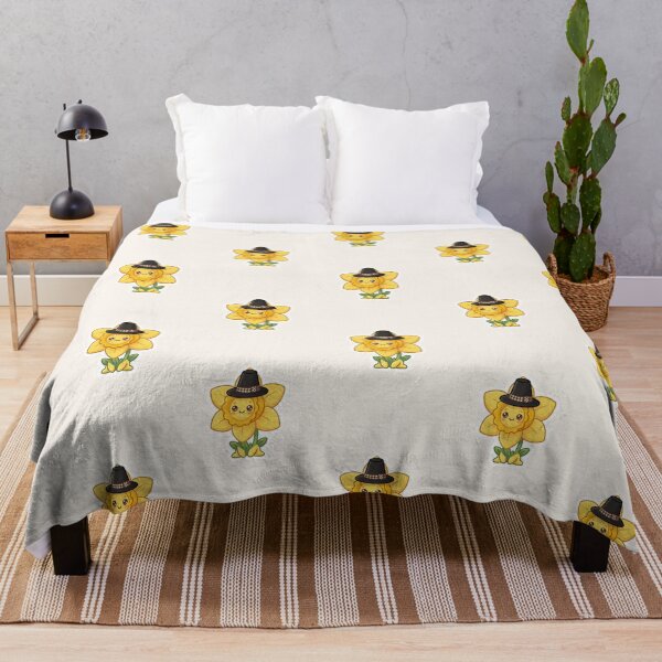 Item preview, Daffodil Wearing Welsh Hat – Cute Cymru Floral designed and sold by Cerys-GS.