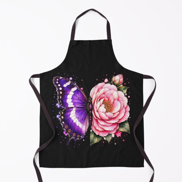 Item preview, Camellia Butterfly Watercolor Illustration designed and sold by ColorSplash123.