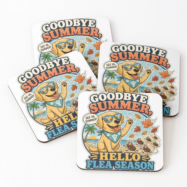 Item preview, Goodbye Summer Hello Flea Season | Funny Veterinary Humor Design designed and sold by Bettybee00.