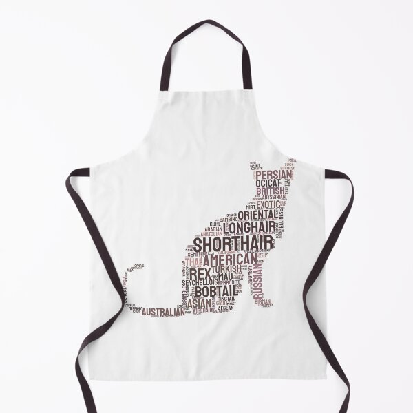 Item preview, Sitting Cat Breeds Typography Silhouette Design designed and sold by AyfuDesigns.