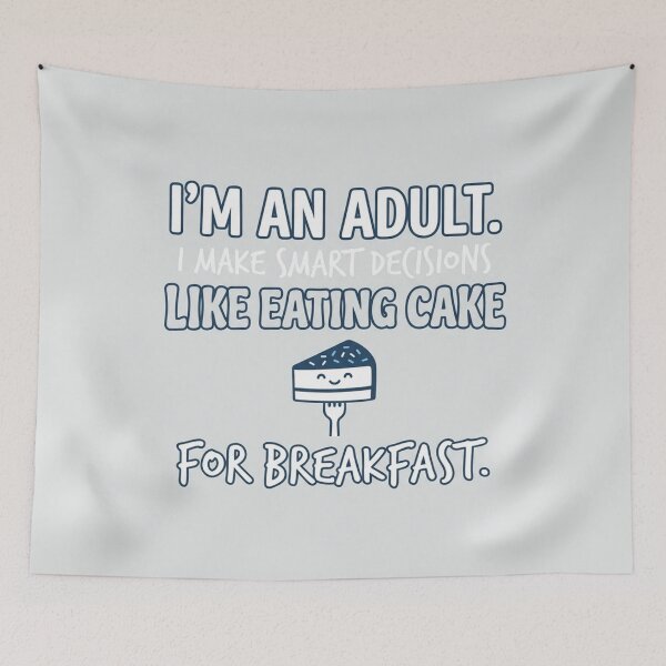 Item preview, Im an Adult Who Eats Cake For Breakfast designed and sold by Owcomm.