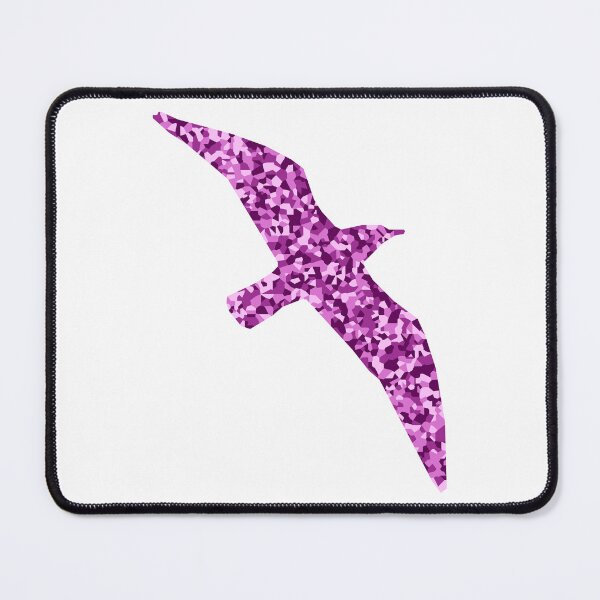 Item preview, Pink Mosaic Seagull Silhouette Art designed and sold by DymondDesigns.