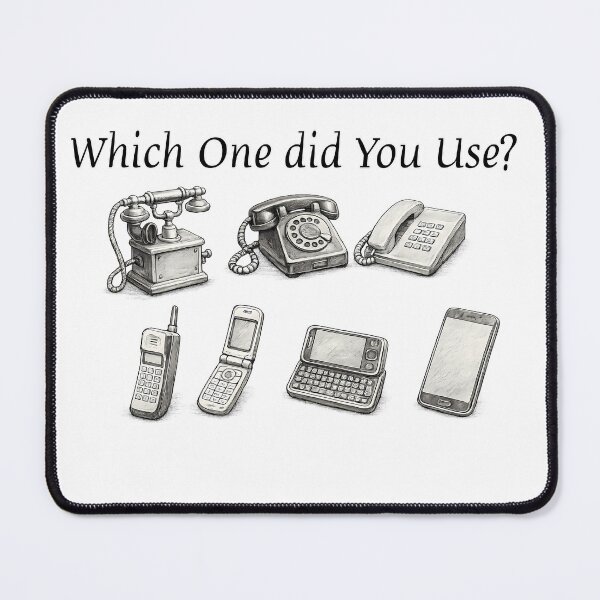 Item preview, Phone Evolution: Retro Phones Through The Years designed and sold by Buli89.
