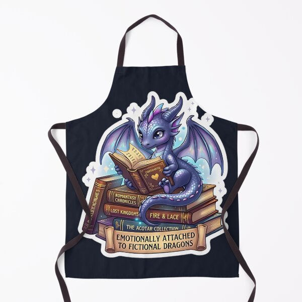 Item preview, Emotionally Attached to Fictional Dragons - Sticker Romantasy designed and sold by AlruanceStudio.