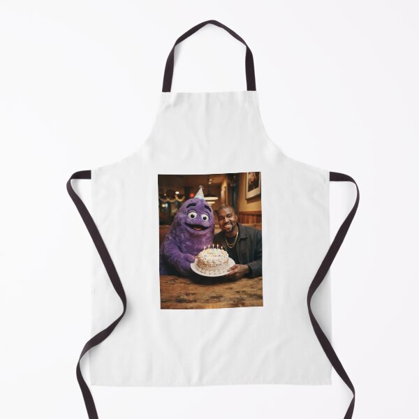 Item preview, Kanye west grimace Ronald mcdonald mcdonalds meme memes funny parody christmas birthday designed and sold by CheeseBlueprint.