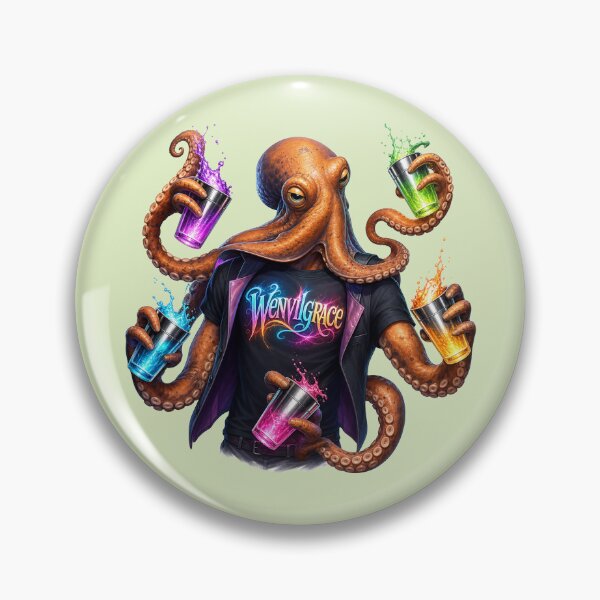 Item preview, Copy of Octopus Bartender Gift designed and sold by Wenvilgrace.
