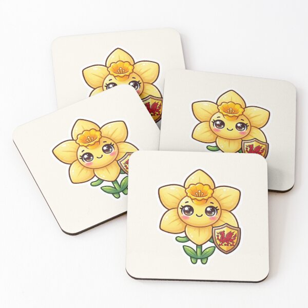 Item preview, Daffodil with Welsh Shield – Floral Cymru Pride designed and sold by Cerys-GS.