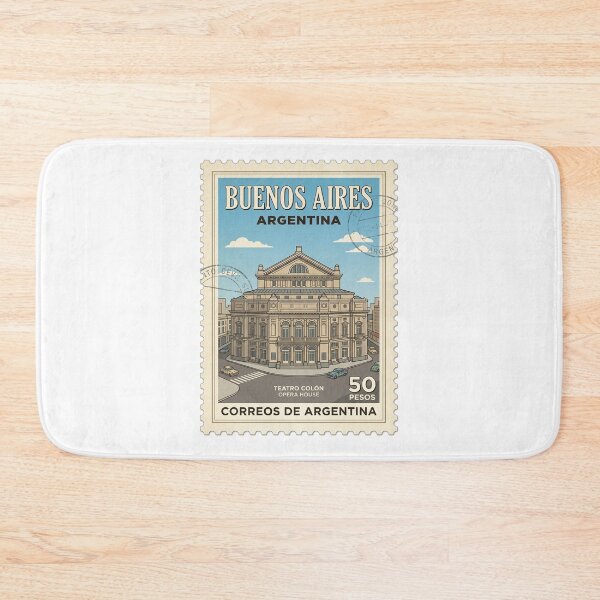 Item preview, Buenos Aires Teatro Colón Opera House Travel Stamp designed and sold by k3rstman1.
