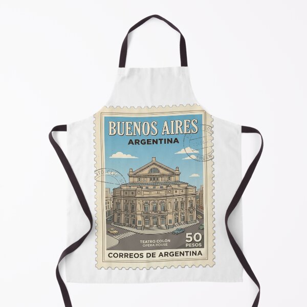 Item preview, Buenos Aires Teatro Colón Opera House Travel Stamp designed and sold by k3rstman1.