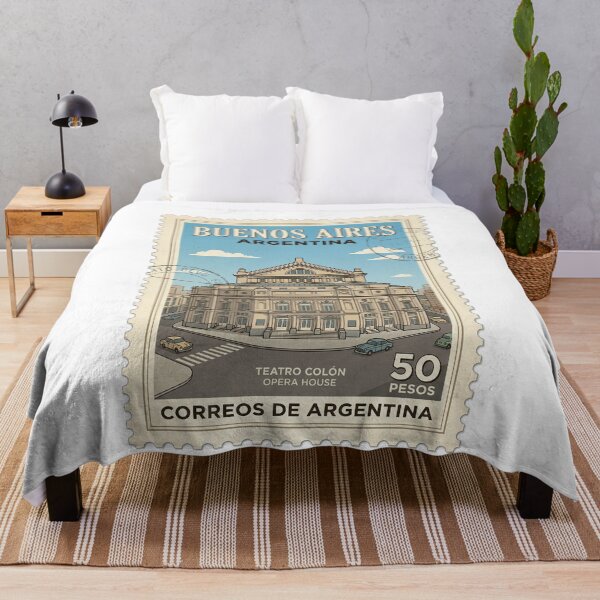 Item preview, Buenos Aires Teatro Colón Opera House Travel Stamp designed and sold by k3rstman1.