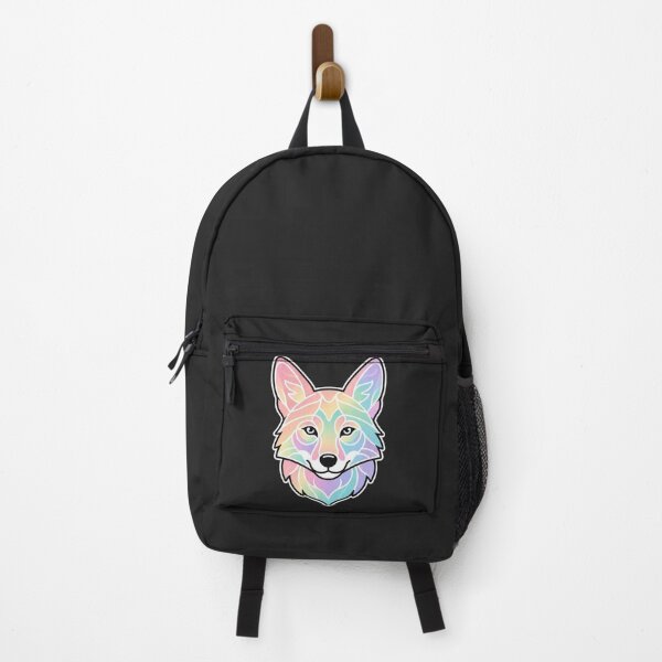 Item preview, Rainbow Pastel Fox Head Line Art Illustration designed and sold by Owcomm.