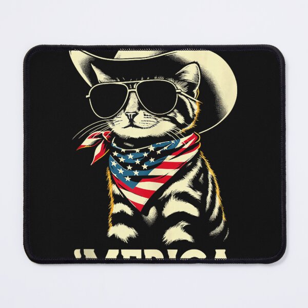 Item preview, USA 'Merica Cat 4th of July Men Women Kids Funny Patriotic Tank Top designed and sold by AidanMacdougall.