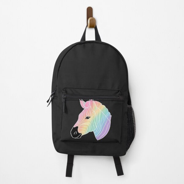 Item preview, Rainbow Pastel Zebra Head Vector Illustration designed and sold by Owcomm.