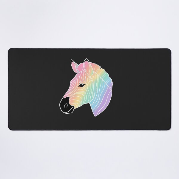 Item preview, Rainbow Pastel Zebra Head Vector Illustration designed and sold by Owcomm.