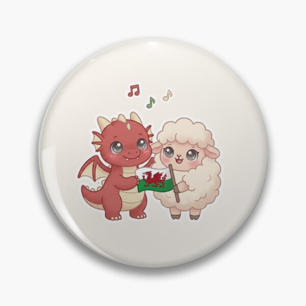 Item preview, Dragon and Sheep Hugging – Cymru Friendship designed and sold by Cerys-GS.