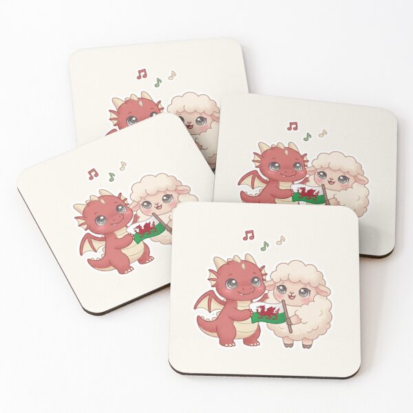 Item preview, Dragon and Sheep Hugging – Cymru Friendship designed and sold by Cerys-GS.