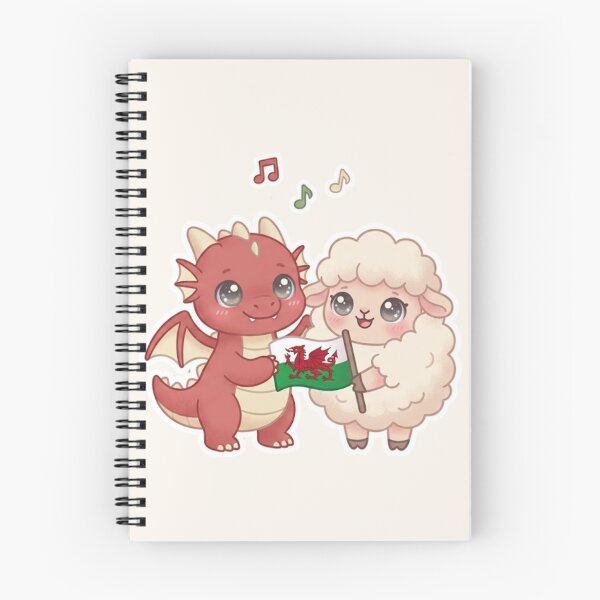 Item preview, Dragon and Sheep Hugging – Cymru Friendship designed and sold by Cerys-GS.