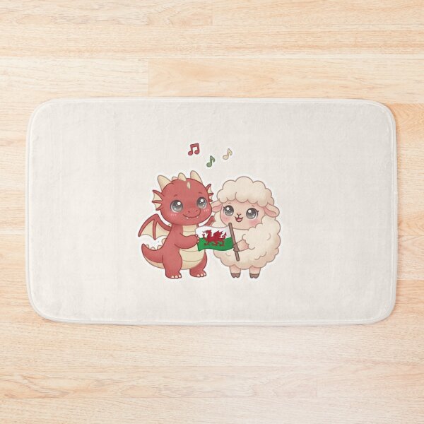 Item preview, Dragon and Sheep Hugging – Cymru Friendship designed and sold by Cerys-GS.