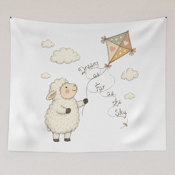 Item preview, Cloud Chaser - Cute Sheep designed and sold by bapupa.