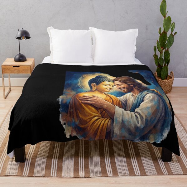 Item preview, The Buddha and Jesus designed and sold by giaodiem.