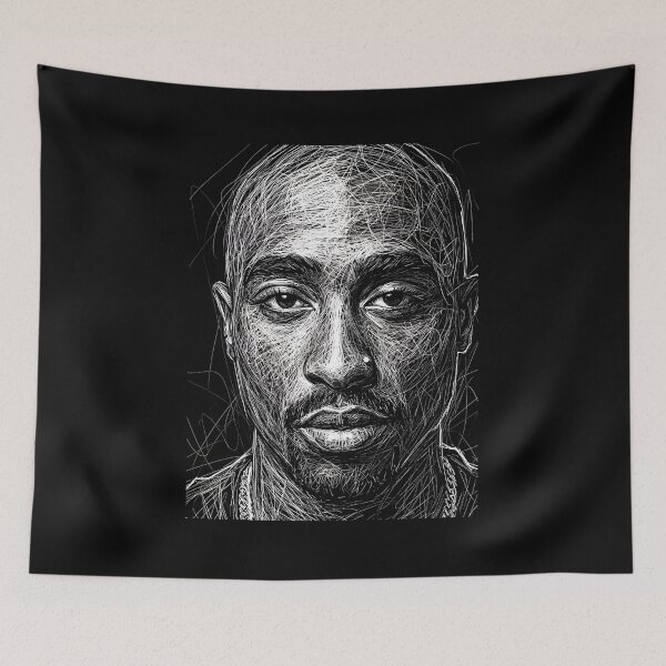 Item preview, Tupac Shakur Scribel Art designed and sold by stoppedonlin.
