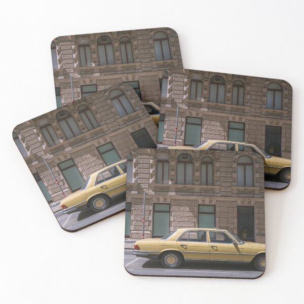 Item preview, Vintage car parked on a street in Vienna designed and sold by WorldScenery.