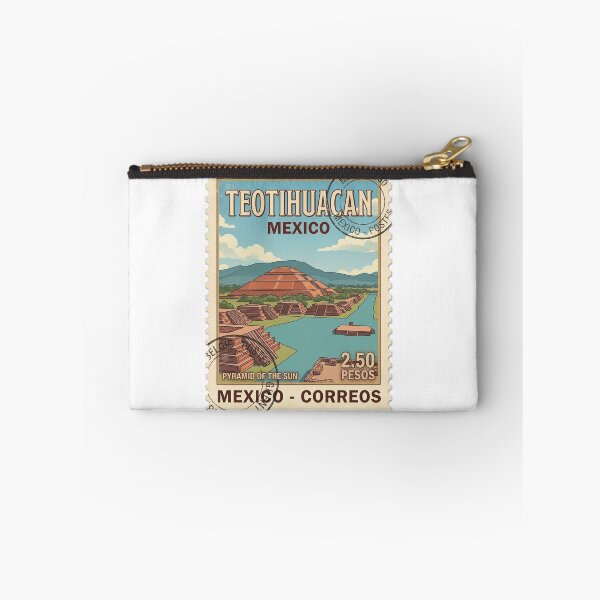 Item preview, Teotihuacan Pyramid Of The Sun Travel Stamp designed and sold by k3rstman1.