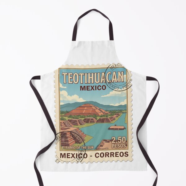 Item preview, Teotihuacan Pyramid Of The Sun Travel Stamp designed and sold by k3rstman1.