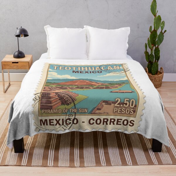 Item preview, Teotihuacan Pyramid Of The Sun Travel Stamp designed and sold by k3rstman1.