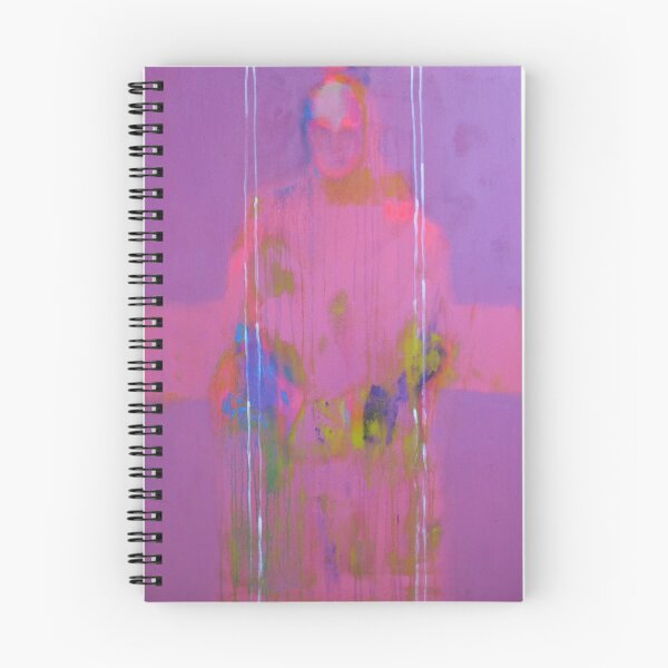 Item preview, Pink and Purple Abstract Figure Linear Painting designed and sold by Gela Mikava.