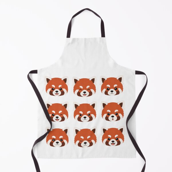 Item preview, Cute Red Panda Faces Expressions Grid designed and sold by Owcomm.