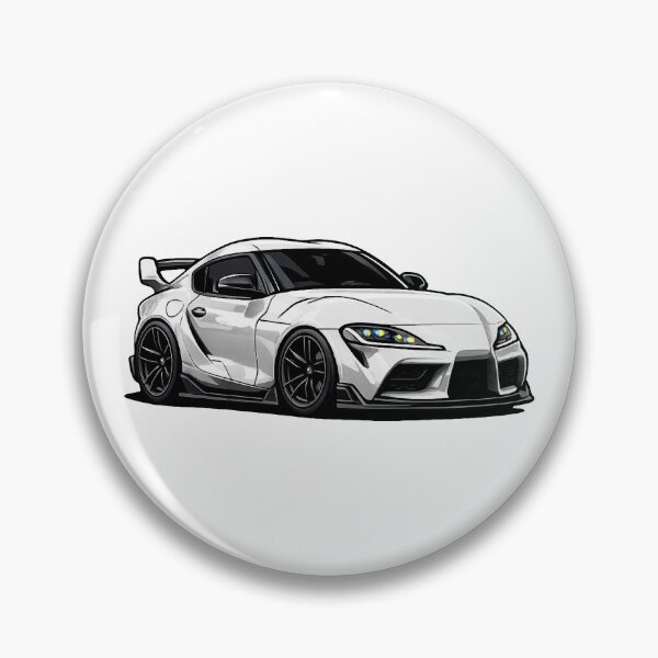 Item preview, A90 MK5 Spra Absolute Zero White Mini JDM Sports Car designed and sold by VenZolic.