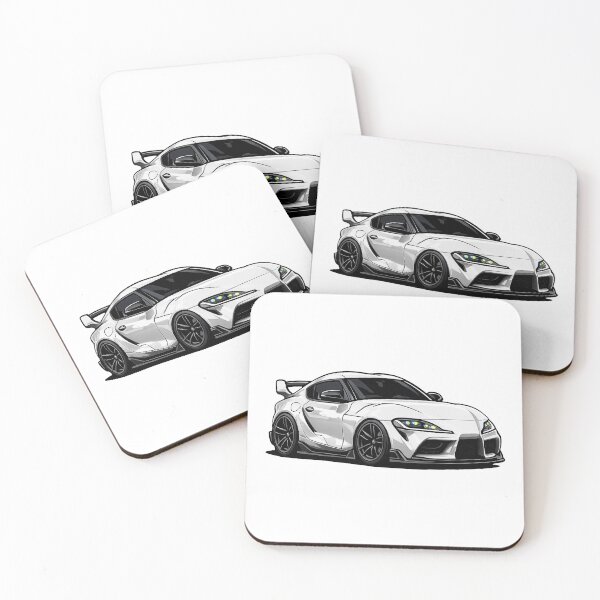 Item preview, A90 MK5 Spra Absolute Zero White Mini JDM Sports Car designed and sold by VenZolic.