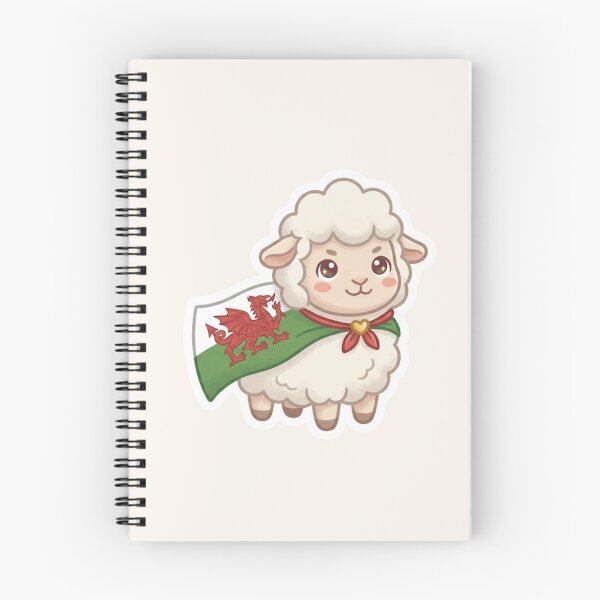 Item preview, Sheep in Welsh Cape – Cute Cymru Character designed and sold by Cerys-GS.