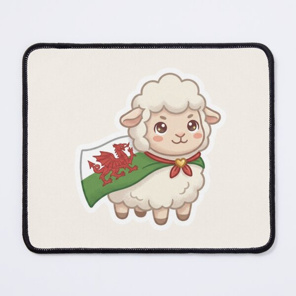 Item preview, Sheep in Welsh Cape – Cute Cymru Character designed and sold by Cerys-GS.