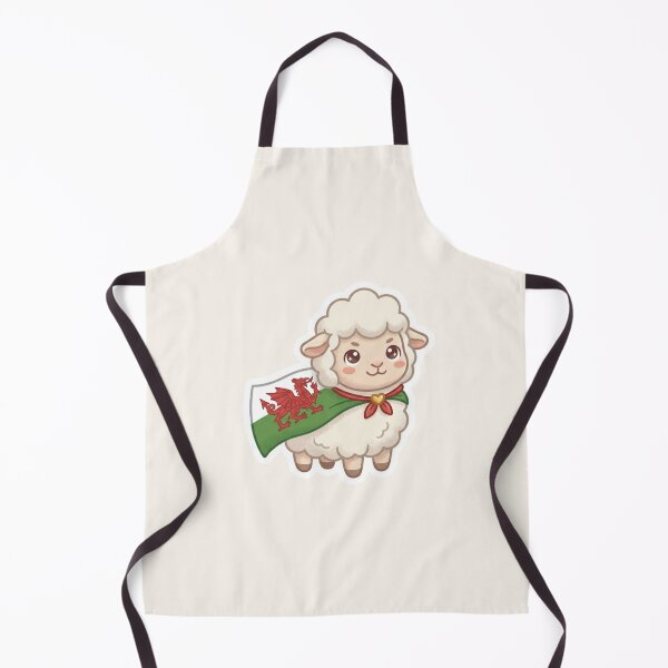 Item preview, Sheep in Welsh Cape – Cute Cymru Character designed and sold by Cerys-GS.