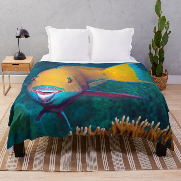 Item preview, Colorful Parrotfish * Close-up Underwater Photography | designed and sold by Photo & Design Ute Niemann.