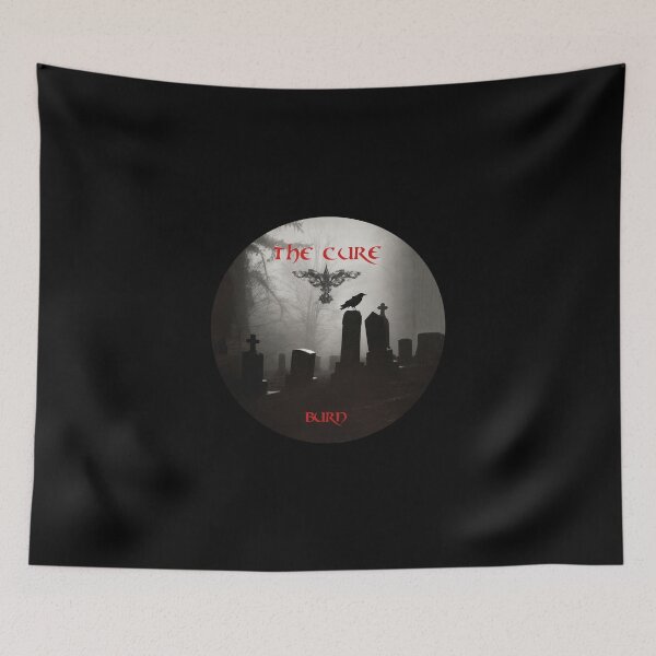 Item preview, THE CURE - THE CROW - BURN - UNIQUE RARE ORIGINAL TSHIRT STICKER designed and sold by SentientGallery.