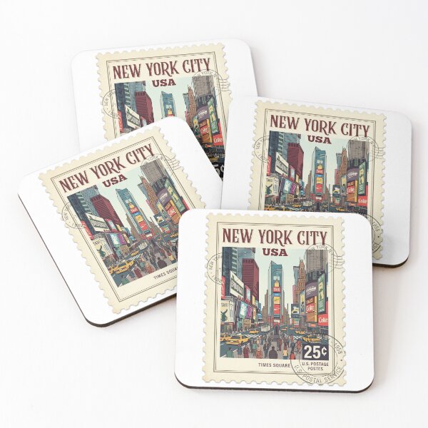 Item preview, Vintage New York City Times Square Travel Stamp designed and sold by k3rstman1.