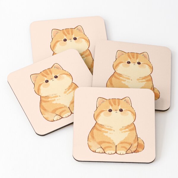 Item preview, Cute Orange Tabby Kitten Kawaii Cat Illustration designed and sold by jianina-alondra.