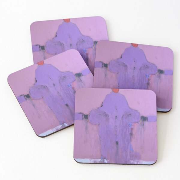 Item preview, Purple and Pink Abstract Figure Canvas Painting designed and sold by Gela Mikava.