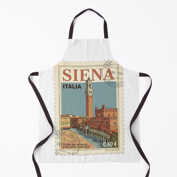 Item preview, Vintage Siena Italy Travel Stamp Torre Del Mangia designed and sold by k3rstman1.