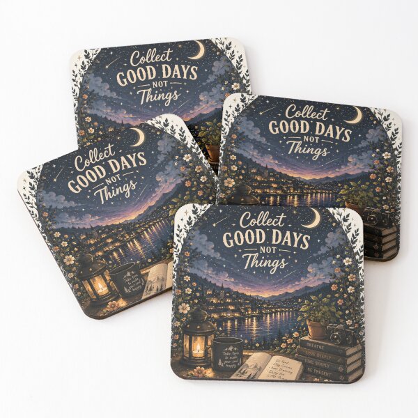 Item preview, Collect Good Days Not Things Nightscape Art designed and sold by CartRex.